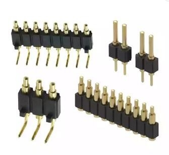 Đồng Magnetic Right Angle POGO Pin 1 đến 4 Spring Loaded Header Pins 12A