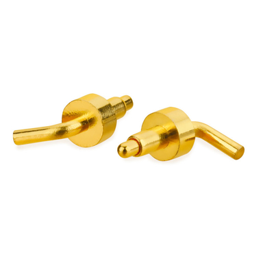 2.5mm Pogo Pin Right Angle Male Female Data Transmissionin Spring Loaded Battery Connector