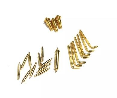 PCB gắn nam châm góc phải POGO chân USB nam 20u '' mùa xuân tải liên lạc