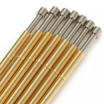 1A DIP T Probe POGO Pin Gold Plated Spring Loaded Pcb Test Pins 1,05mm
