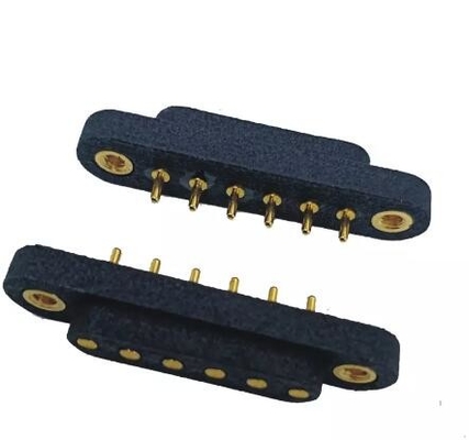 PCB Connector Magnetic POGO Pin Waterproof Spring Loaded 15mm nữ