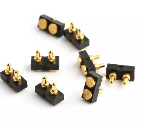 Vàng POGO Pin Connector 2 Pin SMT từ tính Pogo Spring Loaded Connector 10P