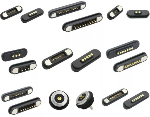 3A hút kết nối chống nước Pogo Pin 7 8 9 PIN 2.2mm Magnetic sạc ngón tay cái