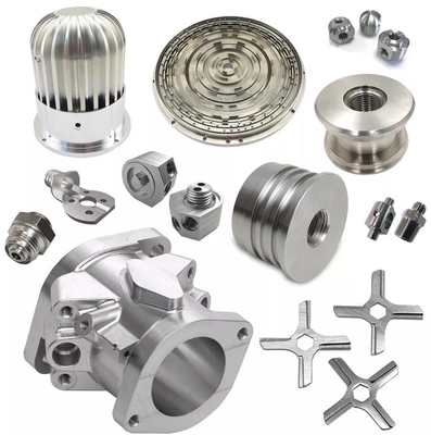 6061 Kim loại 5 trục Máy quay dịch vụ chính xác Hàng không CNC Phần gia công nhôm