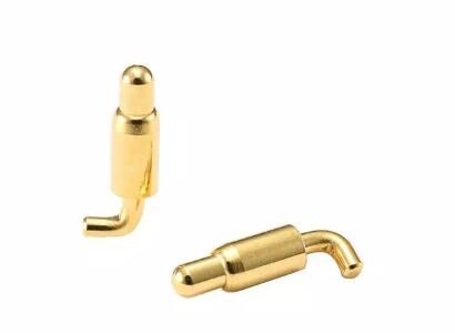 Vàng góc phải POGO Pin đồng dây chuyền pin nạp mùa xuân cho yếu tố sưởi ấm