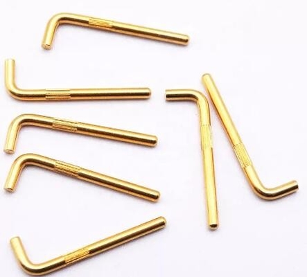 12V đầu cuối điện Pogo pin 90 độ uốn cong cao áp Pogo kết nối pin