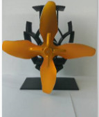 OEM ODM Máy quạt lò sưởi nhiệt 0.01mm Alu ABS Ứng dụng gia đình